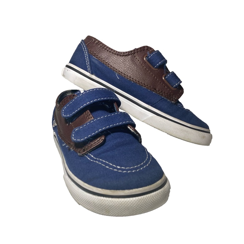 Vans Toddlers Brigata V Blue and Brown Size 10 toddler